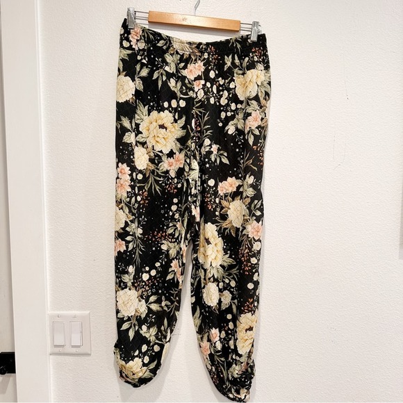 Farm Rio Floral Women’s Spring Summer Trouser Pants sz S - Picture 1 of 9